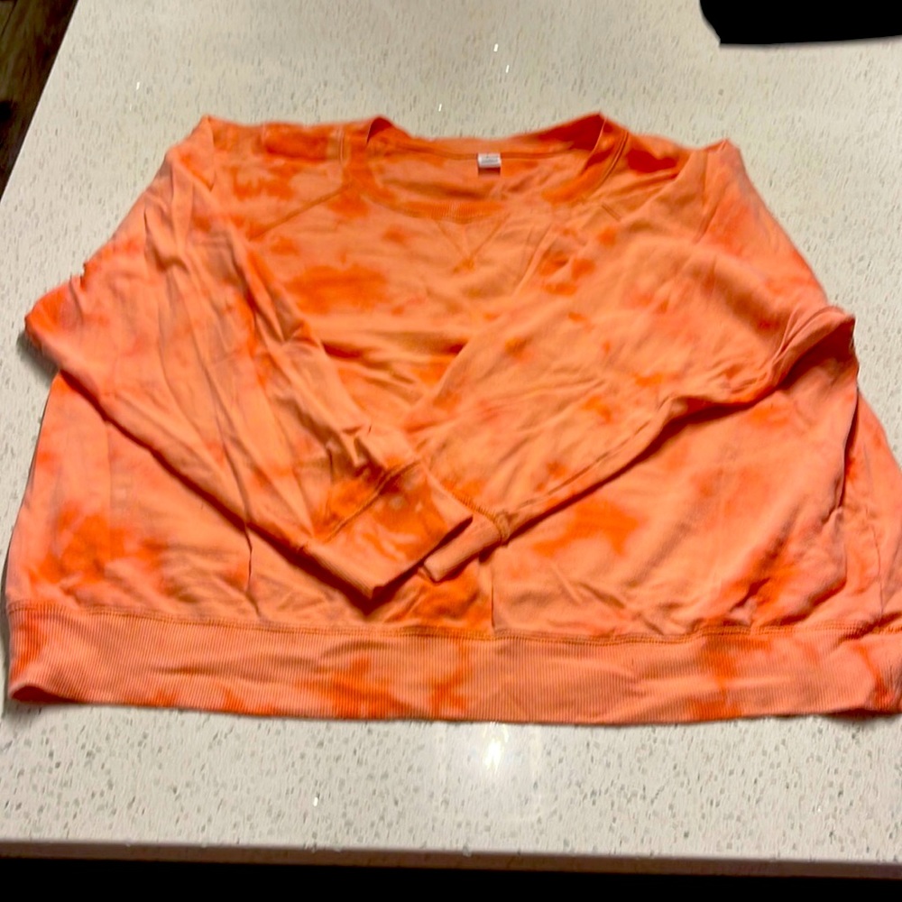 Orange Tie-Dye pullover sweater/Old Navy/size XL